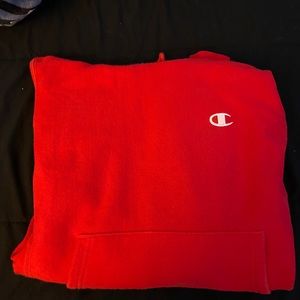 ✨champion reverse weave men’s pullover red hoodie✨